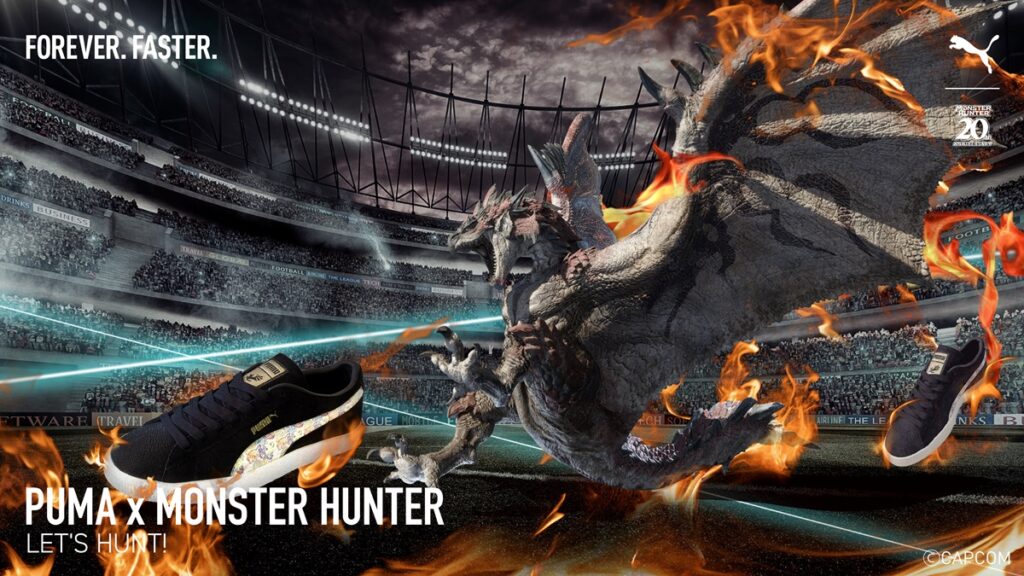 大人気「モンスターハンター」とコラボレーションした 「PUMA×MONSTER HUNTER 20周年」コレクションを販売開始！